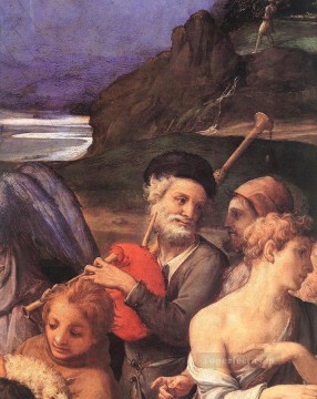  Shepherd Oil Painting - Adoration of shepherds det Florence Agnolo Bronzino